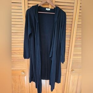 ONE WORLD Black Knit Cardigan
